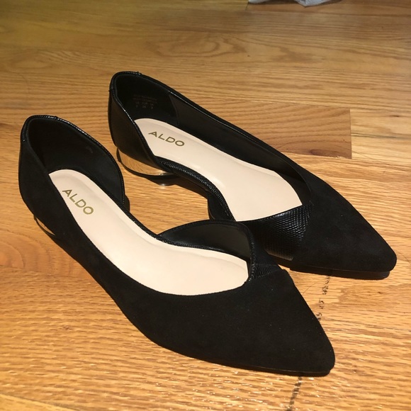 Aldo Leather Suede Flats - Picture 5 of 7